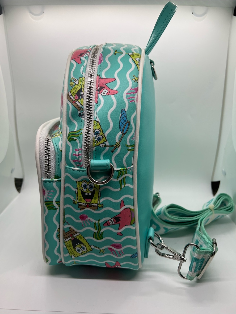 Loungefly SpongeBob & Patrick Aqua Wave Kids Backpack - Picture 2 of 4